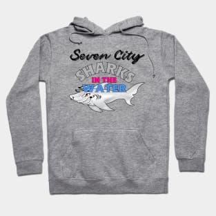 Norfolk Bull Sharks In The Water (B) Hoodie